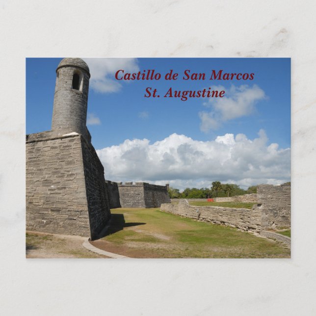 Castillo de San Marcos Postcard (Front)