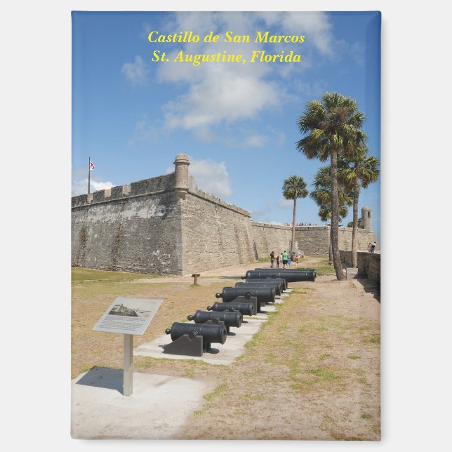 castillo de san marcos postcard magnet (Front)