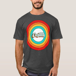 Castillo Name Shirt Vintage Castillo Circle
