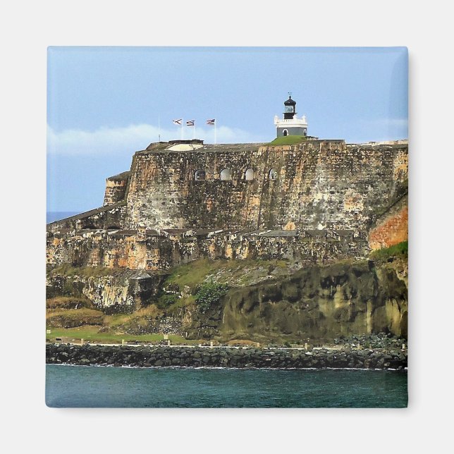 Castillo San Felipe del Morro Lighthouse Magnet (Front)
