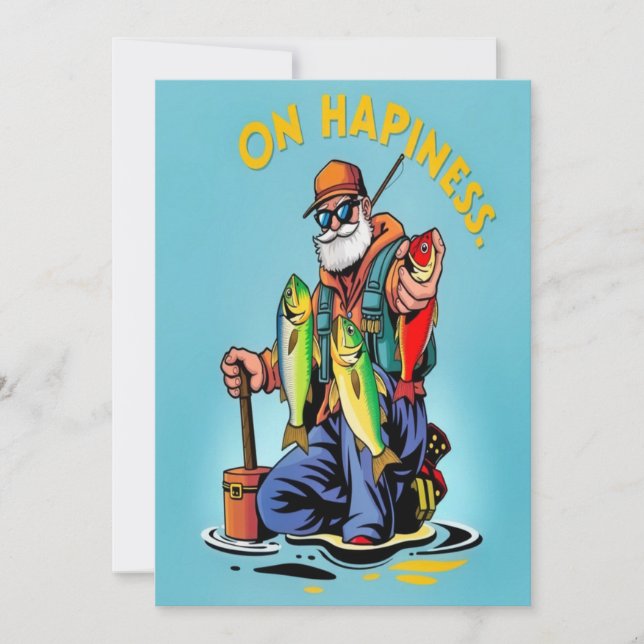 Casting Happiness Invitation (Front)