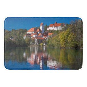 Castle and Abby by the River Bath Mat