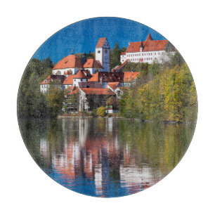 Castle and Abby by the River Cutting Board