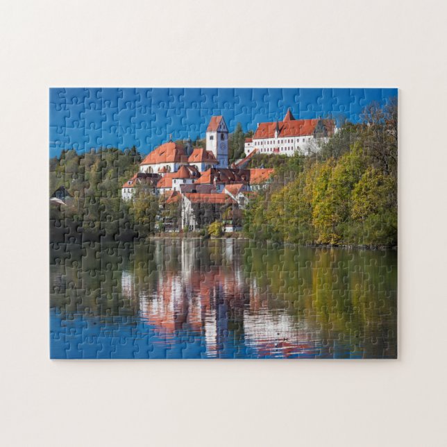 Castle and Abby by the River Jigsaw Puzzle (Horizontal)