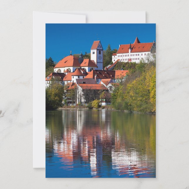 Castle and Abby by the River Thank You Card (Front)