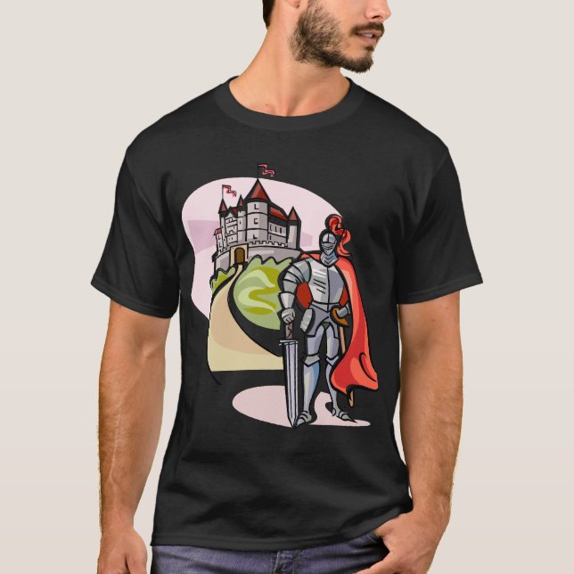 Castle and Knight T-Shirt (Front)