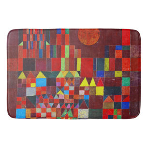 Castle and Sun, Paul Klee Bath Mat