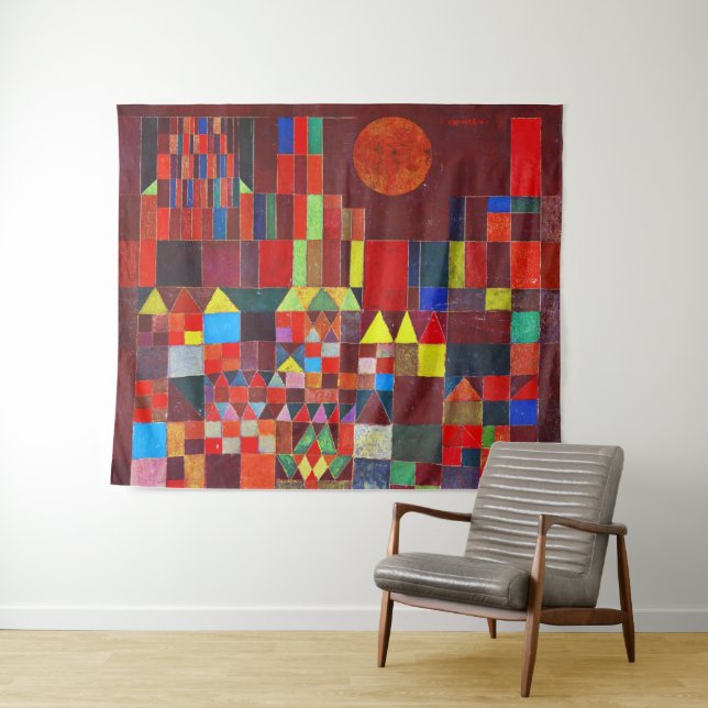 Castle and Sun, Paul Klee Tapestry (In Situ (Horizontal))