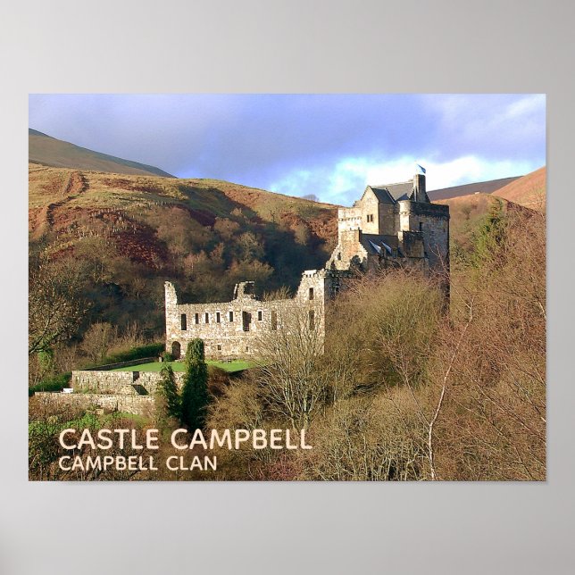 Castle Campbell – Campbell Clan Poster (Front)