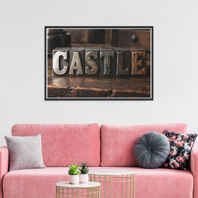 Castle Canvas Print (Insitu(LivingRoom))