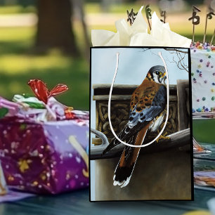 Castle Celtic Kestrel Bird Medium Gift Bag