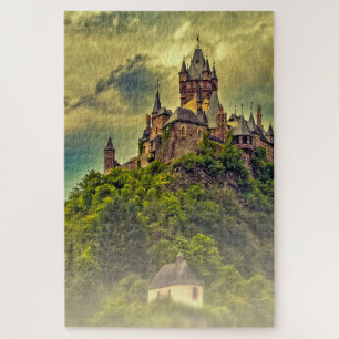 Castle Cochem Mosel Reichsburg. Jigsaw Puzzle