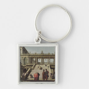 Castle Courtyard, 1762 Key Ring