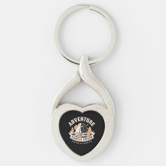 Castle Crags State Park California Key Ring (Front)