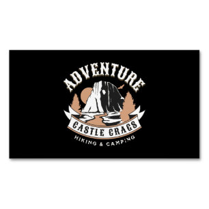 Castle Crags State Park California Magnetic Business Card