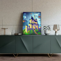 Castle Digital Fantasy Art Poster #03