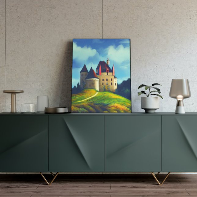 Castle Digital Fantasy Art Poster #07 (Creator Uploaded)