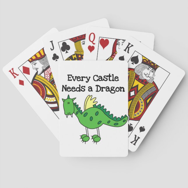 Castle Dragon Playing Cards (Back)