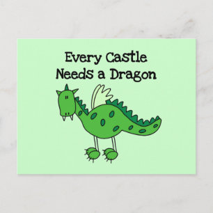 Castle Dragon Postcard