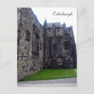 castle edinburgh church postcard