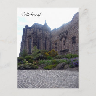 castle edinburgh interior postcard