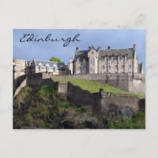 castle edinburgh postcard