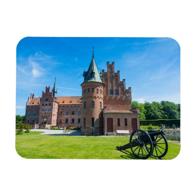 Castle Egeskov Scenic Magnet (Horizontal)