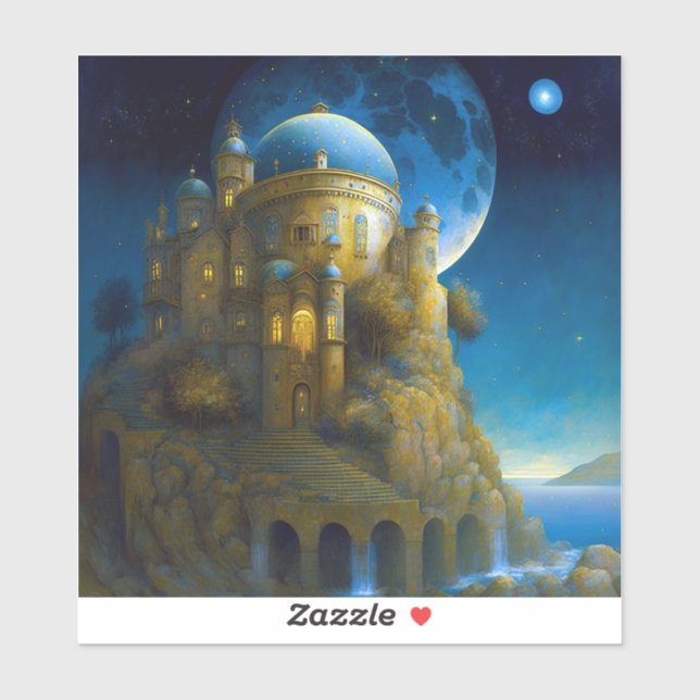 Castle Fantasy Moon Landscape (Sheet)