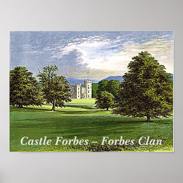 Castle Forbes – Forbes Clan Poster (Front)