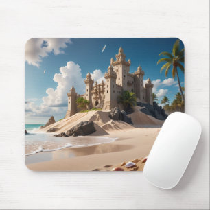 Castle from the Beach of Possibilities Mouse Pad