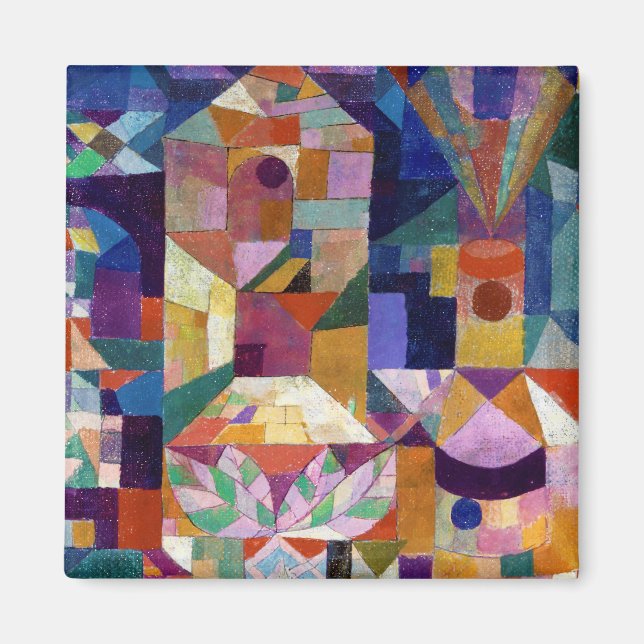 Castle Garden, Paul Klee Magnet (Front)