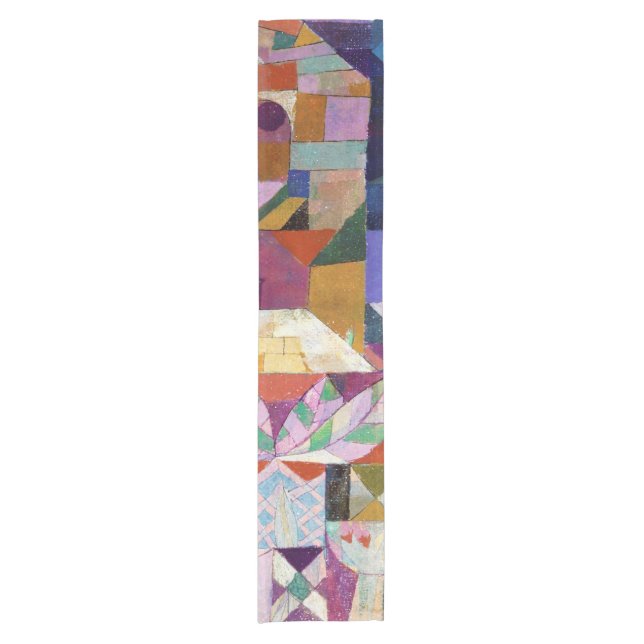 Castle Garden, Paul Klee Short Table Runner (Front)
