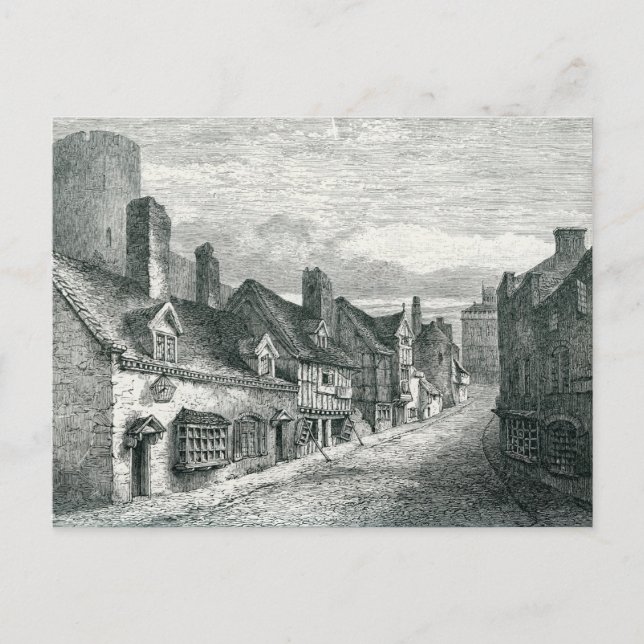 Castle Gate, Shrewsbury Postcard (Front)