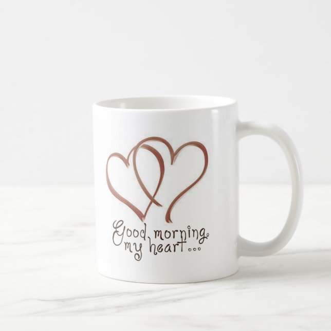 Castle - Good Morning, My Heart [with quote] Coffee Mug (Right)