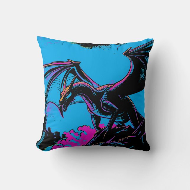 Castle Guardian - Dragon Cushion (Front)