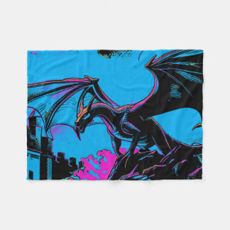 Castle Guardian - Dragon Fleece Blanket