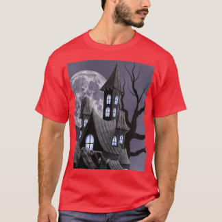 Castle halloween scary design T-Shirt