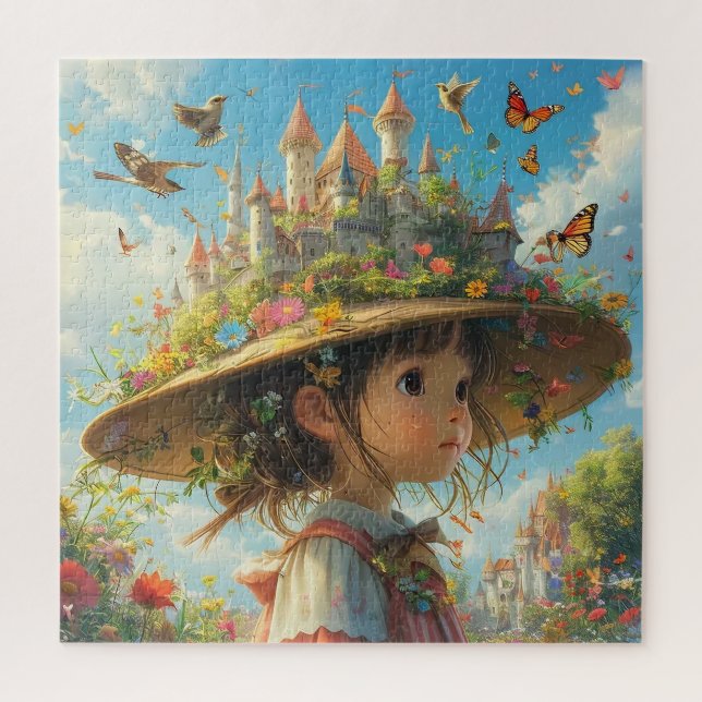 Castle Hat Jigsaw Puzzle (Vertical)