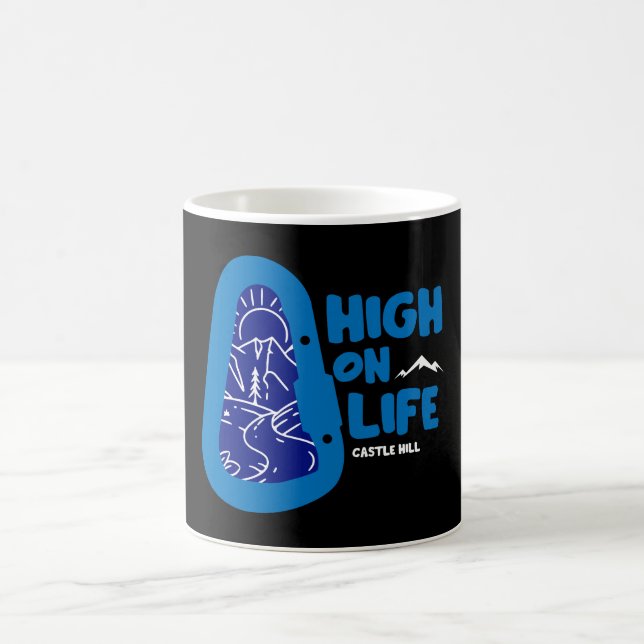 Castle Hill Alpinism New Zealand Magic Mug (Center)