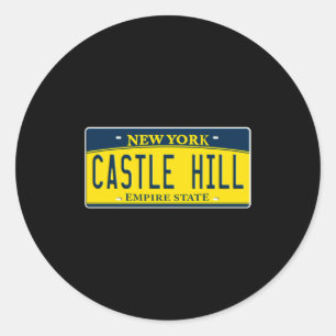 Castle Hill Bronx New York Ny Neighborhood Hometow Classic Round Sticker