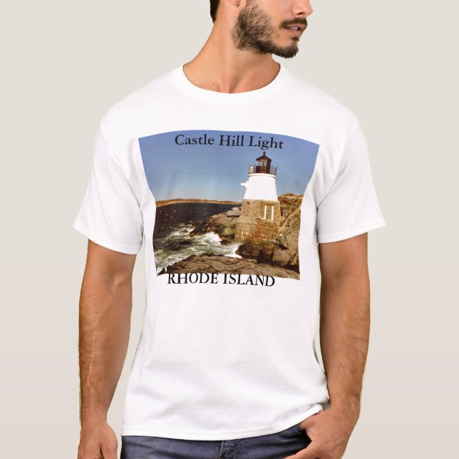 Castle Hill Light, Rhode Island Shirt (Front)