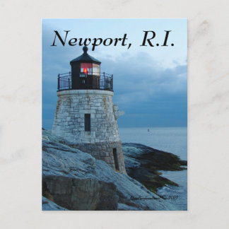 Castle Hill Lighthouse- Newport, RI card