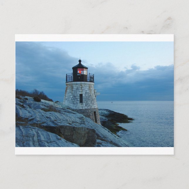 Castle Hill Lighthouse- Newport, RI card (Front)