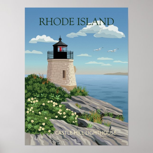 Castle Hill Lighthouse Poster (Front)