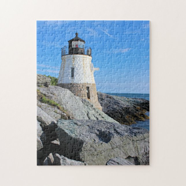 Castle Hill Lighthouse, Rhode Island Jigsaw Puzzle (Vertical)