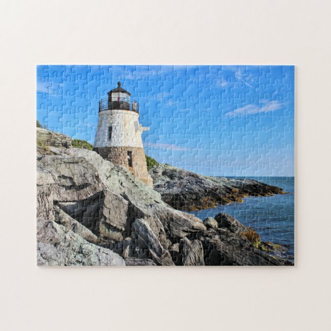 Castle Hill Lighthouse, Rhode Island Jigsaw Puzzle (Horizontal)