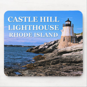 Castle Hill Lighthouse, Rhode Island Mousepad
