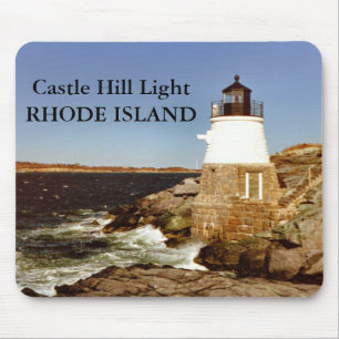 Castle Hill Lighthouse, Rhode Island Mousepad