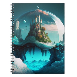 Castle In Crystal Ball Notebook