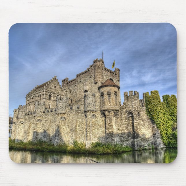 castle in gent mouse pad (Front)
